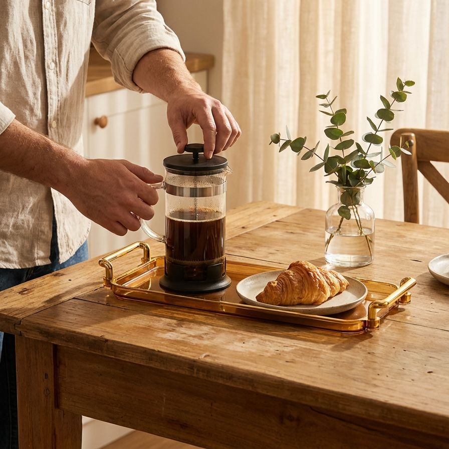 Multifunktionales Tablett für Küche und Esszimmer