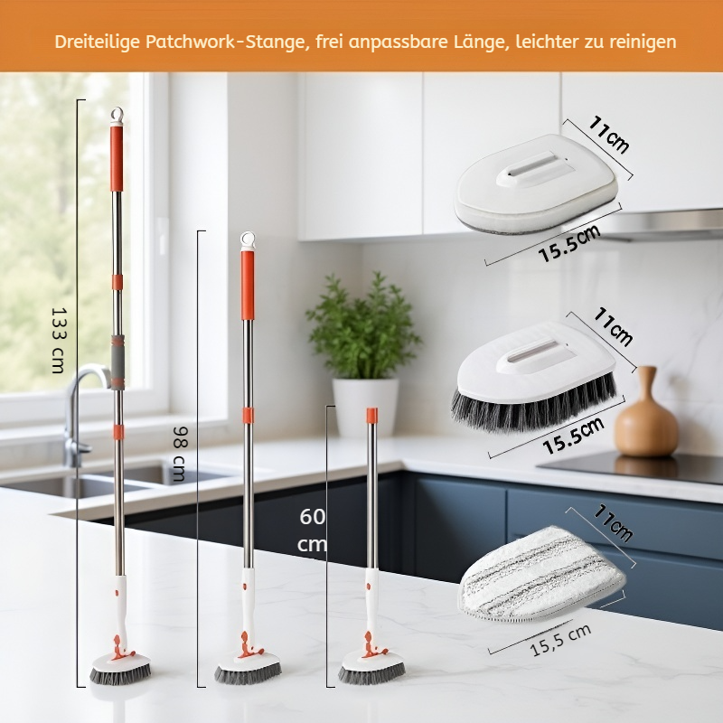 Praktischer Bodenreiniger für verschiedene Oberflächen