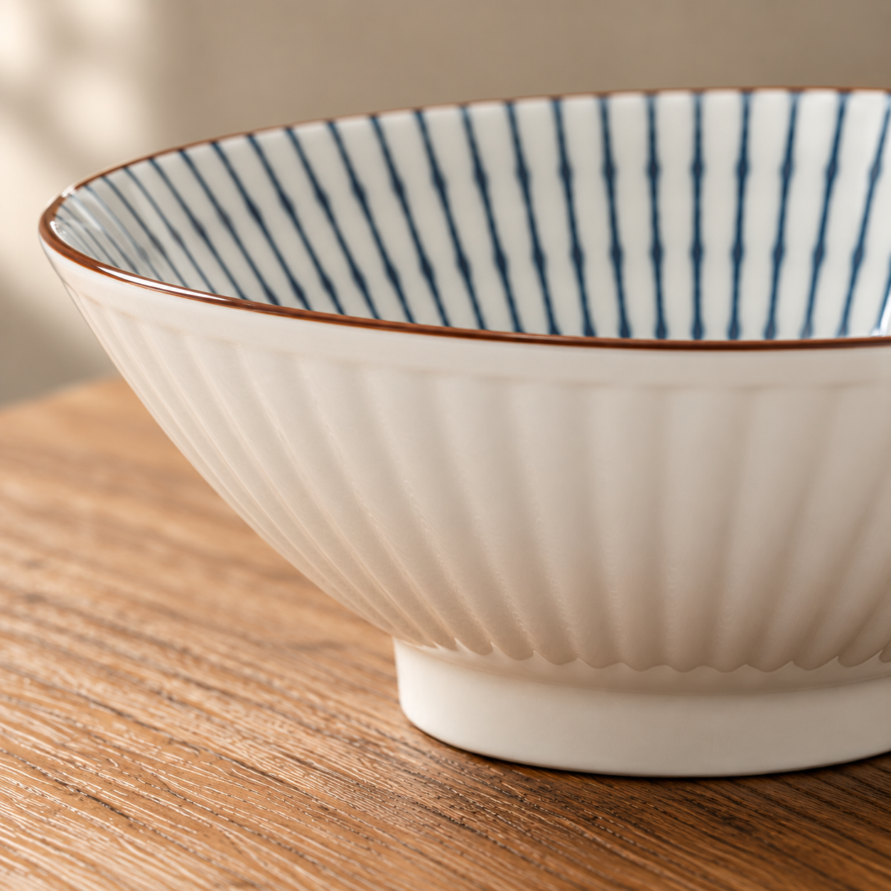 Japanese style ceramic rice bowl for home kitchen use