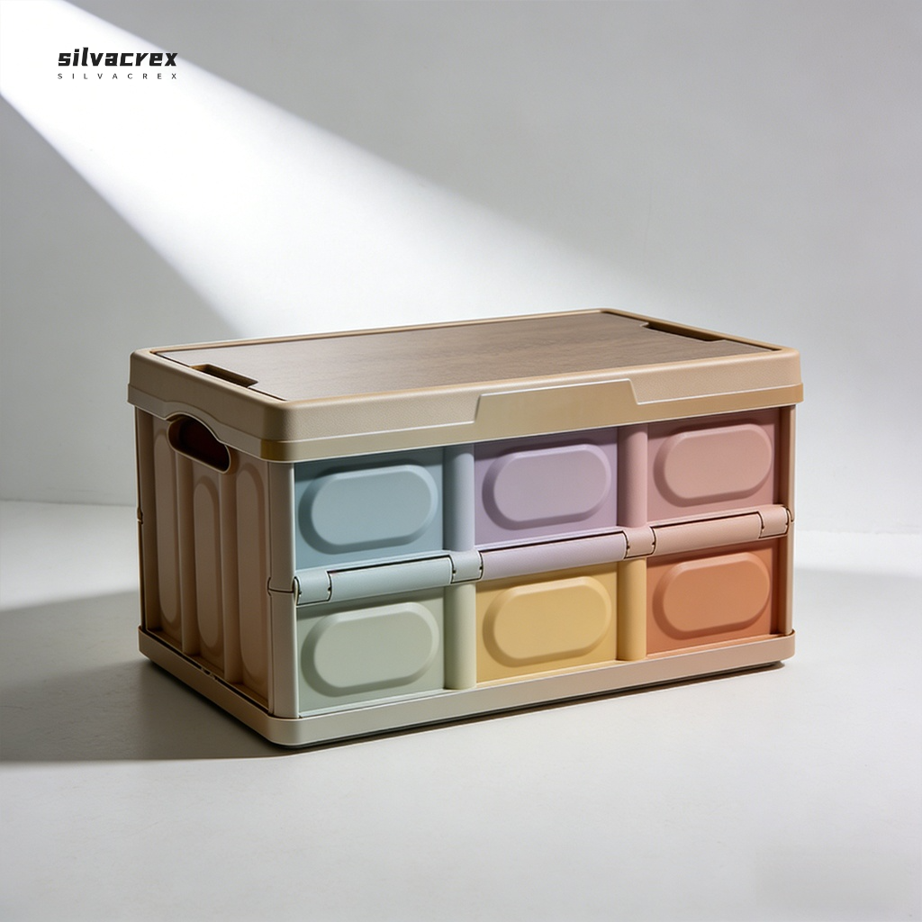 多功能汽車後備箱摺疊儲物箱