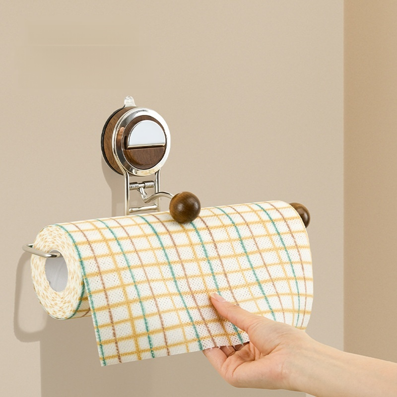 No-Drill Suction Towel and Tissue Rack