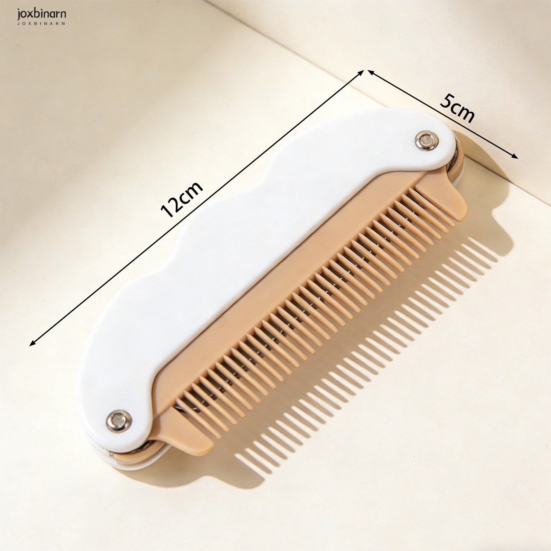 男女兼用のシンプルデザイン折りたたみコーム