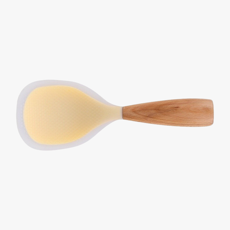 Non-stick Silicone Rice Spoon, Upright Standing Design