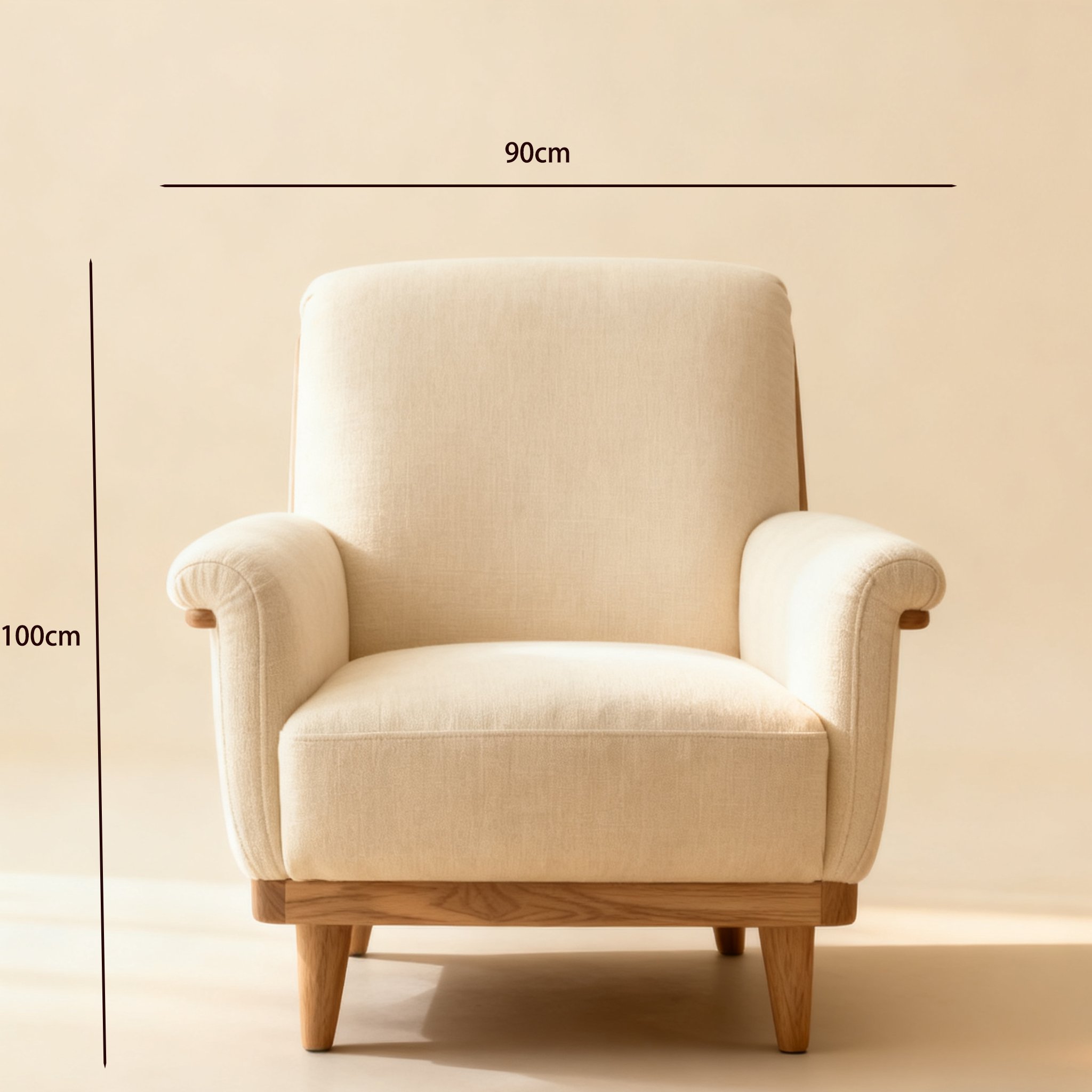 Wohnzimmer Sessel mit weicher Polsterung