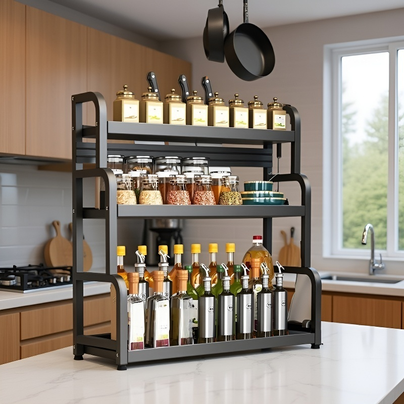 Estante multiusos para cocina hecho con acero al carbono de alta calidad