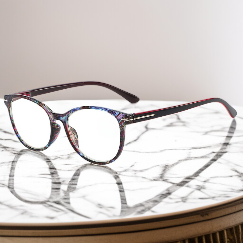 Diseño elegante de gafas de lectura para computadora