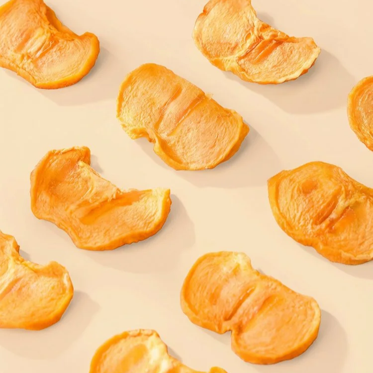 Knusprige Kaki-Chips – Frischer Snack