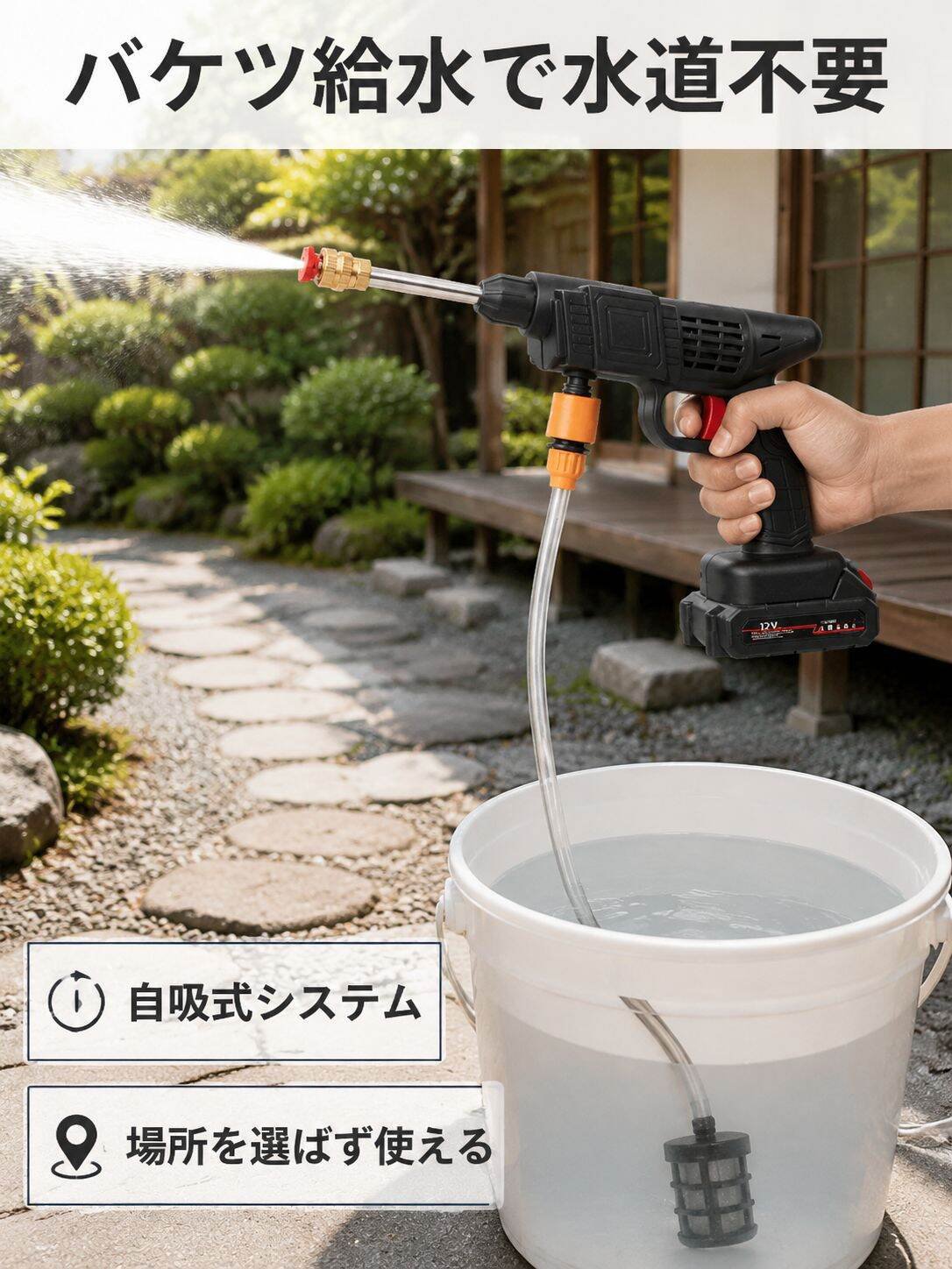 2500の高出力、最も強力な高圧水鉄砲
