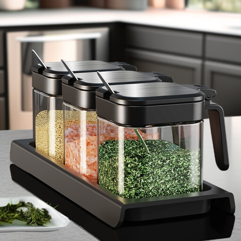 Combinación de tarros para condimentos multifuncional