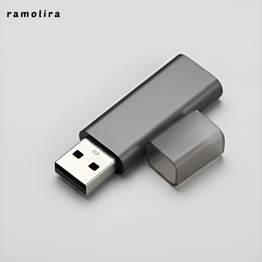 대용량 USB 플래시 드라이브 스마트폰 연결 예시