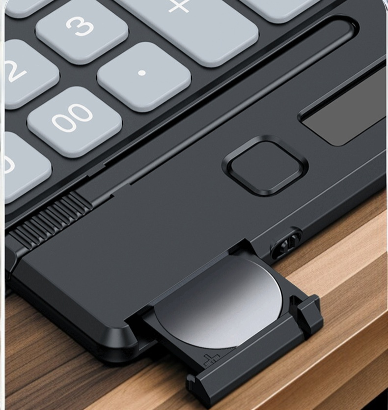 Pantalla clara de la calculadora y tableta digital