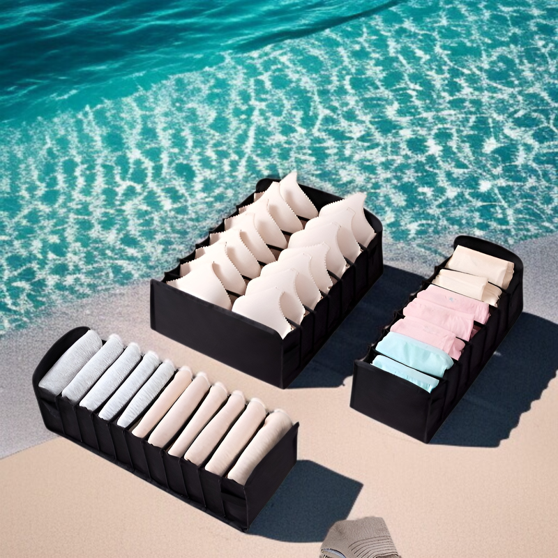 布収納アーティファクト下着収納ボックス寝室引き出しタイプ折りたたみ式仕切りホーム収納ボックス