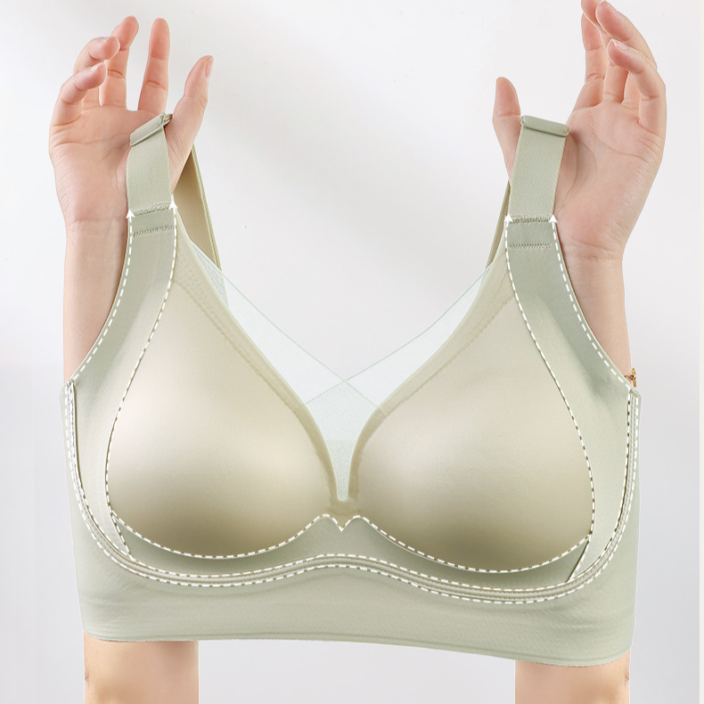 Sujetador ligero anti-caída, realza y recoge el busto lateral