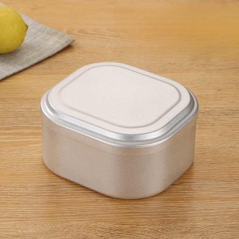 方形帶柄鋁便當盒