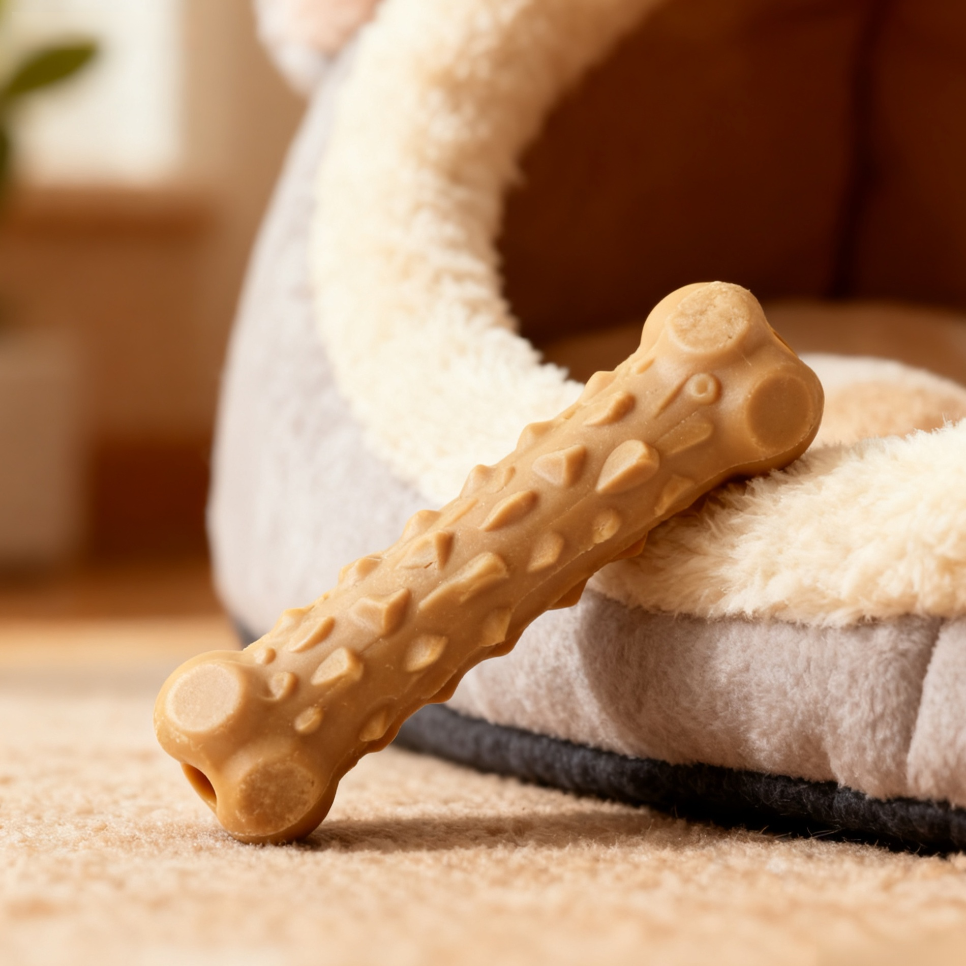 반려동물 고무 씹는 뼈 (6개)