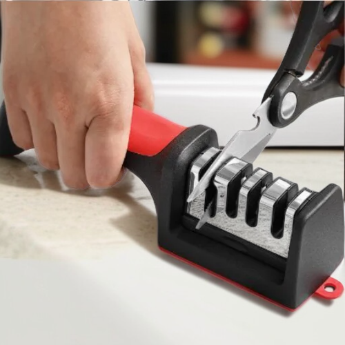  휴대용 3단계 칼 숫돌 다이아몬드 칼갈이