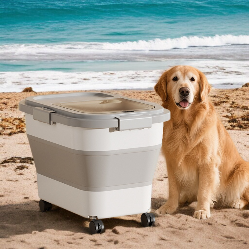 곡물보관수납함 곡물보관함 밀폐접이식방습수납함