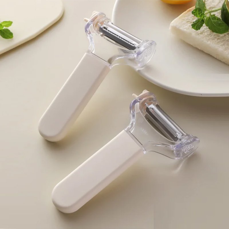 Cuchillo de pelado multifuncional de tres en uno