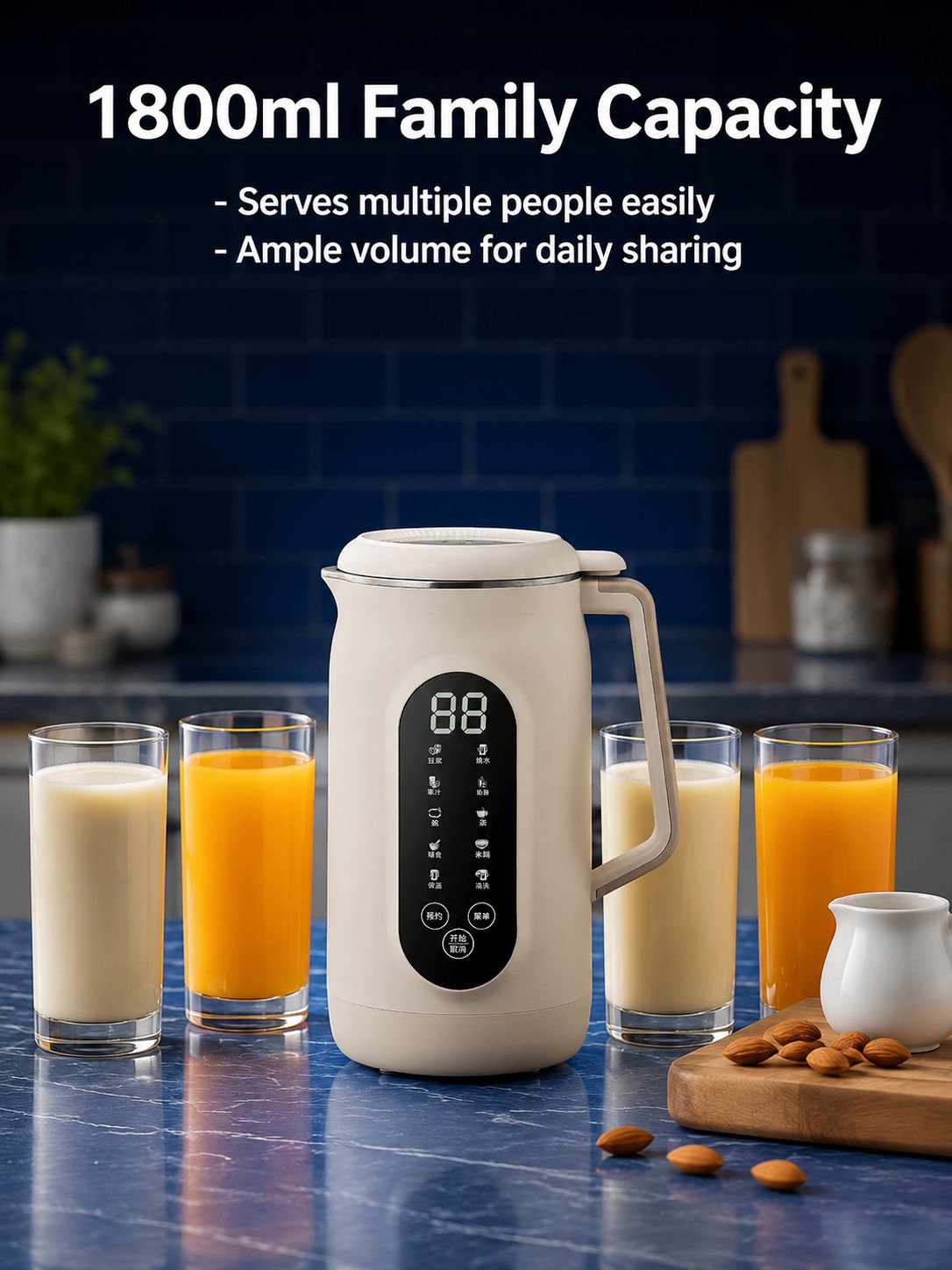 Modern kitchen appliance for plant-based drinks