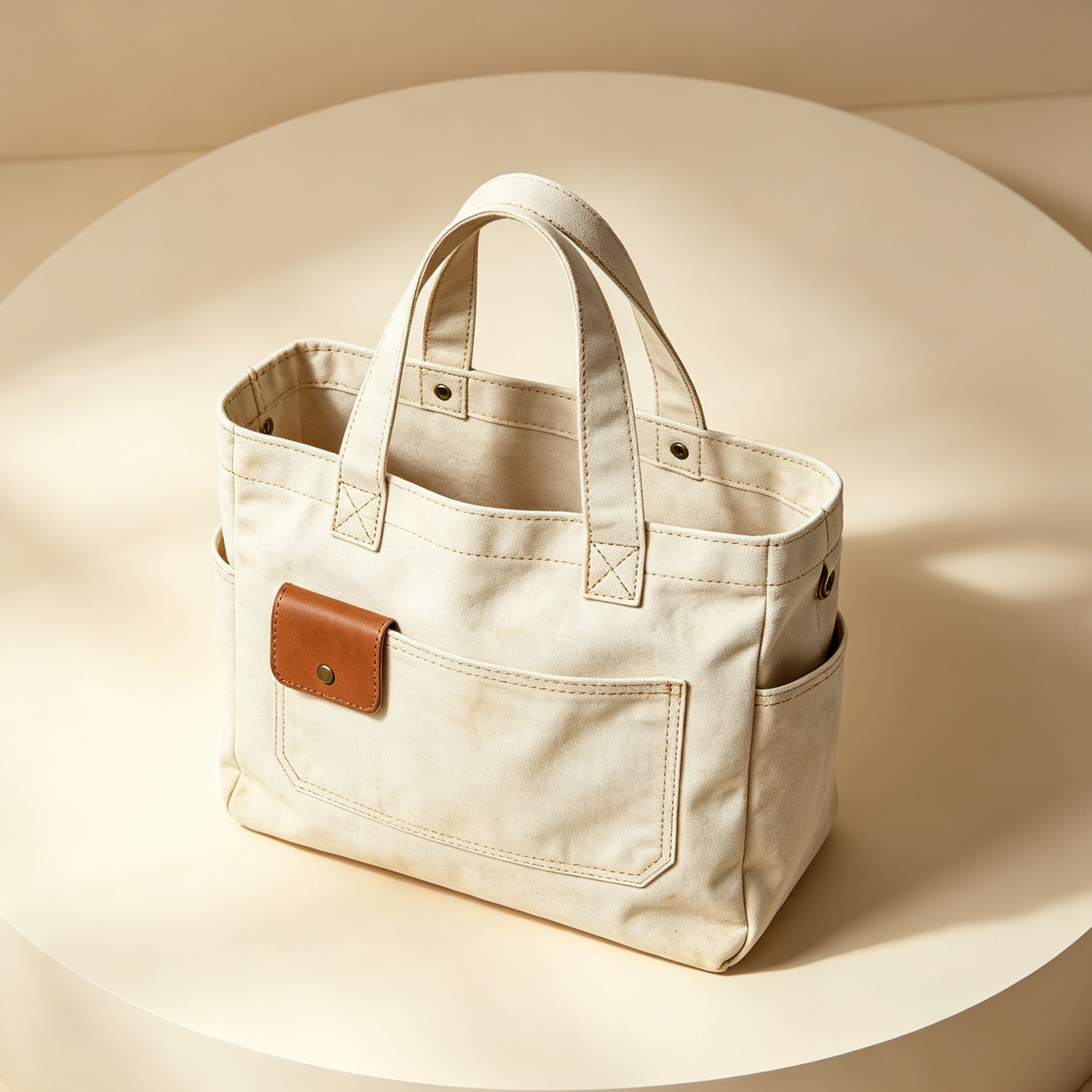 Durable cotton tote bags with handles