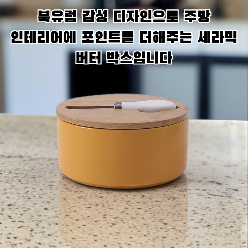 북유럽 세라믹 버터 박스