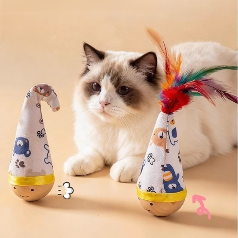 不倒翁貓咪玩具解悶神器