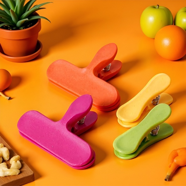 Přenosné uzavírací klipy na potraviny 