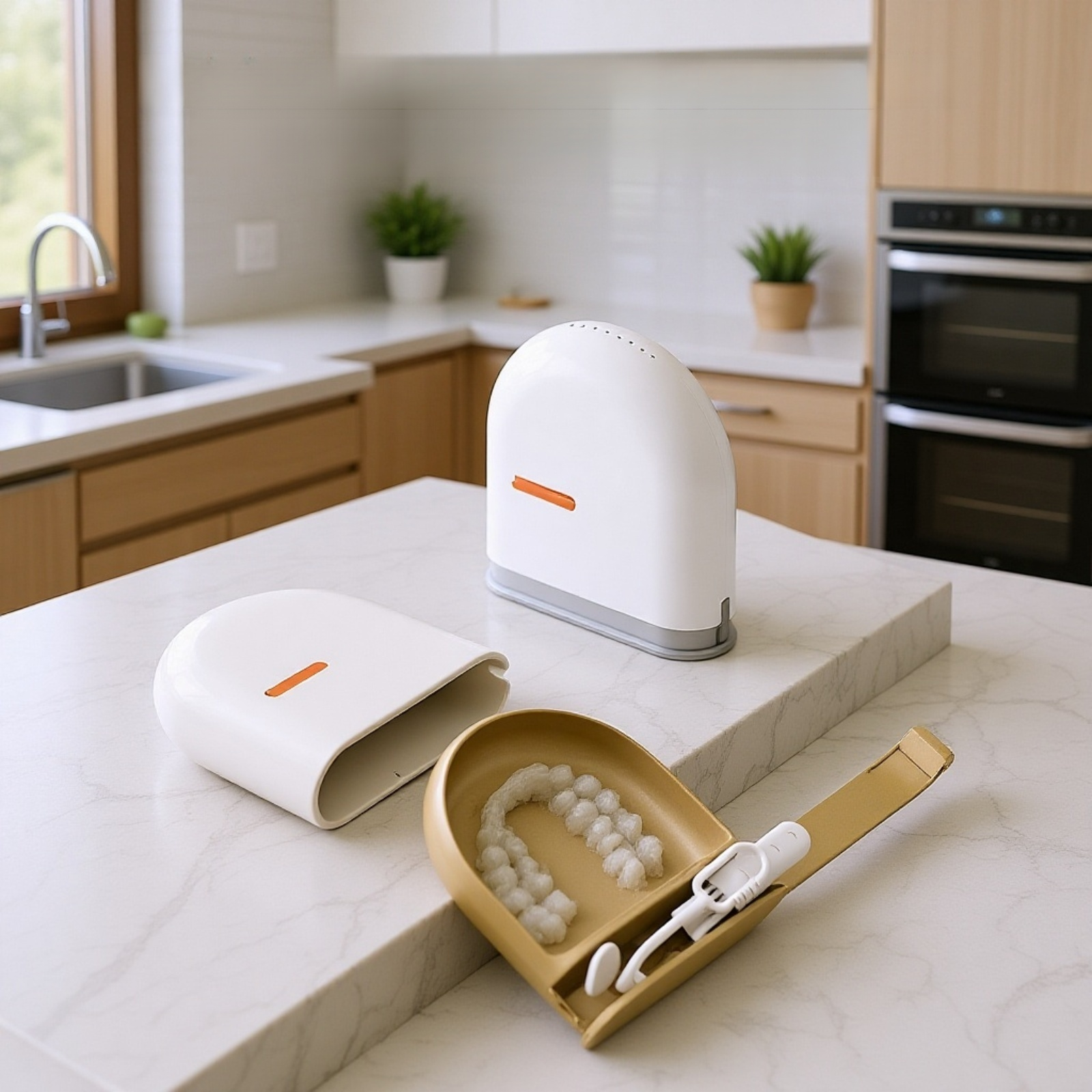 マウスピース・義歯用携帯収納＆洗浄ケース