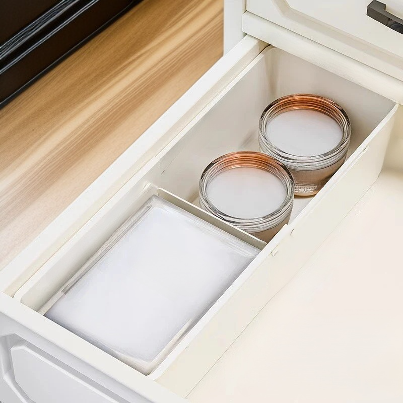 臥室抽屜收納化妝品分隔效果