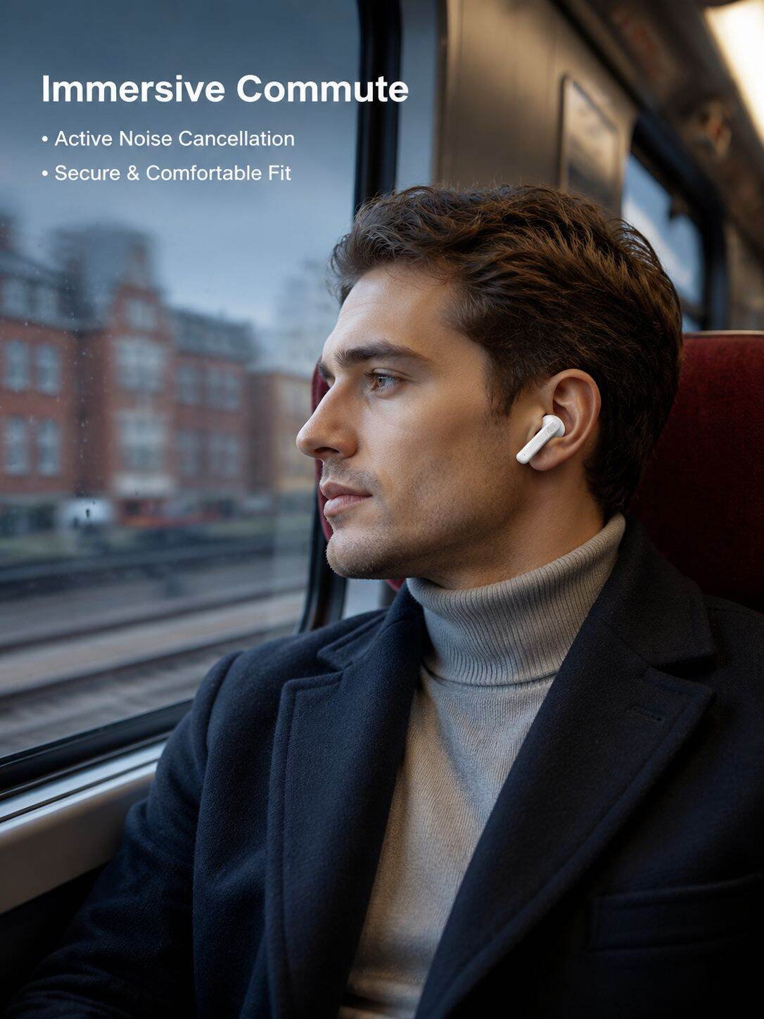 Bluetooth Earbuds Wireless Touchscreen Noise Cancelling In-Ear Multifunctional