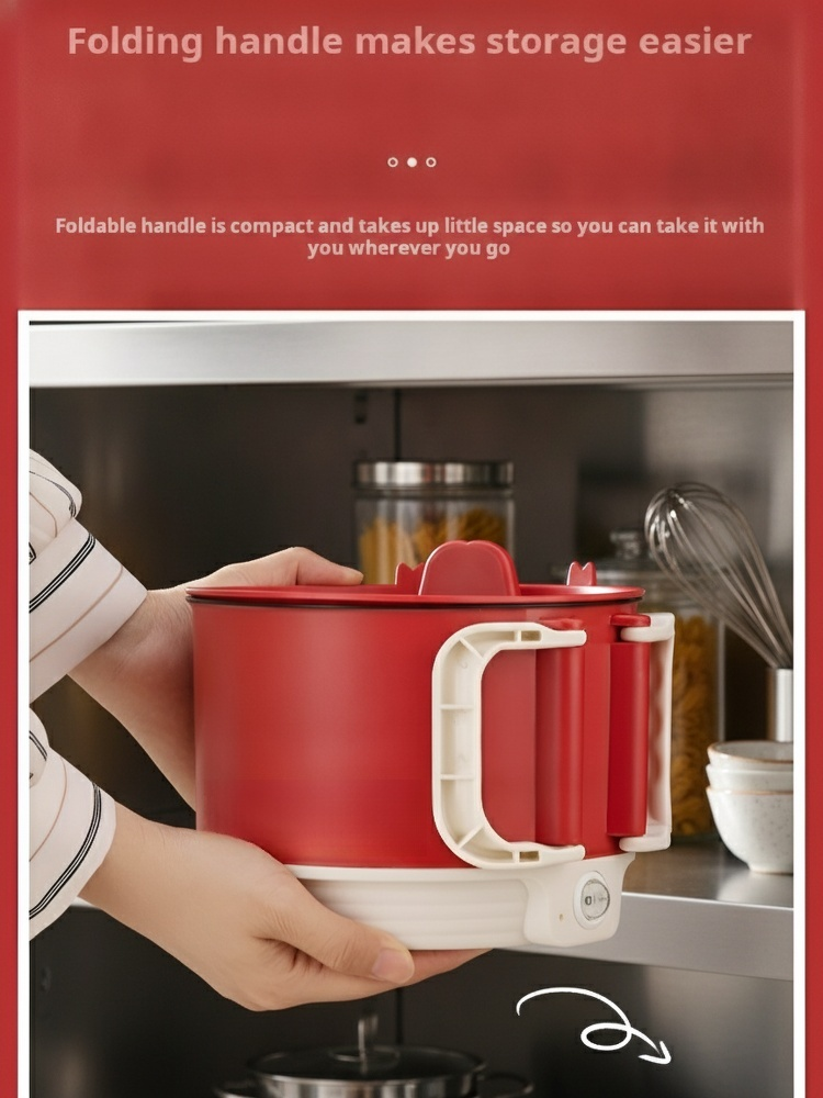 Portable electric cooker for travel and camping