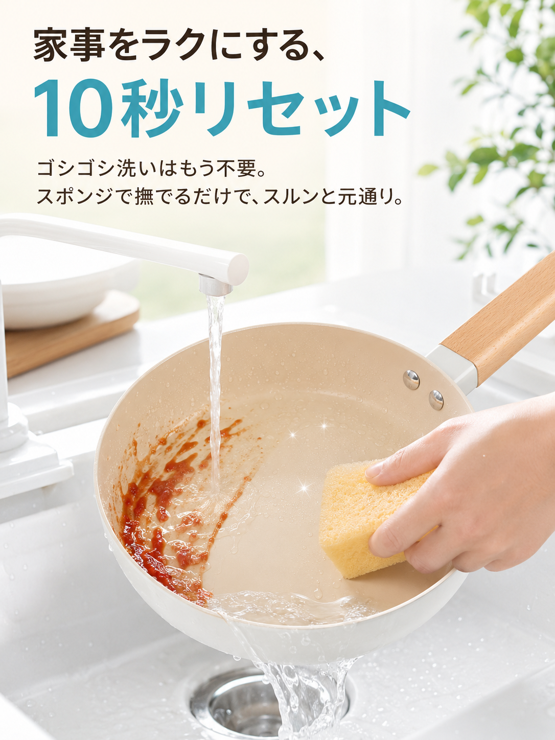 日本製ノンスティックフライパン