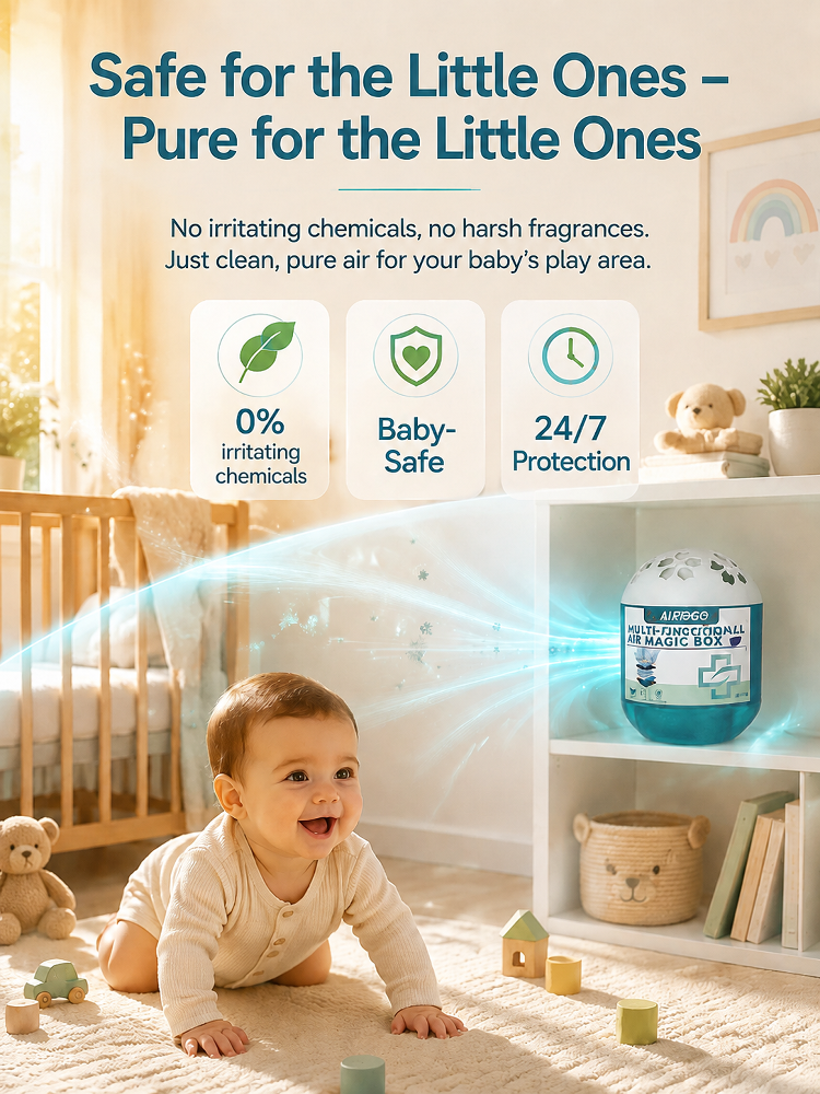 [Baby & Mom Safe Purification] Whole-House Dust Buster Smart Vacuum Cube