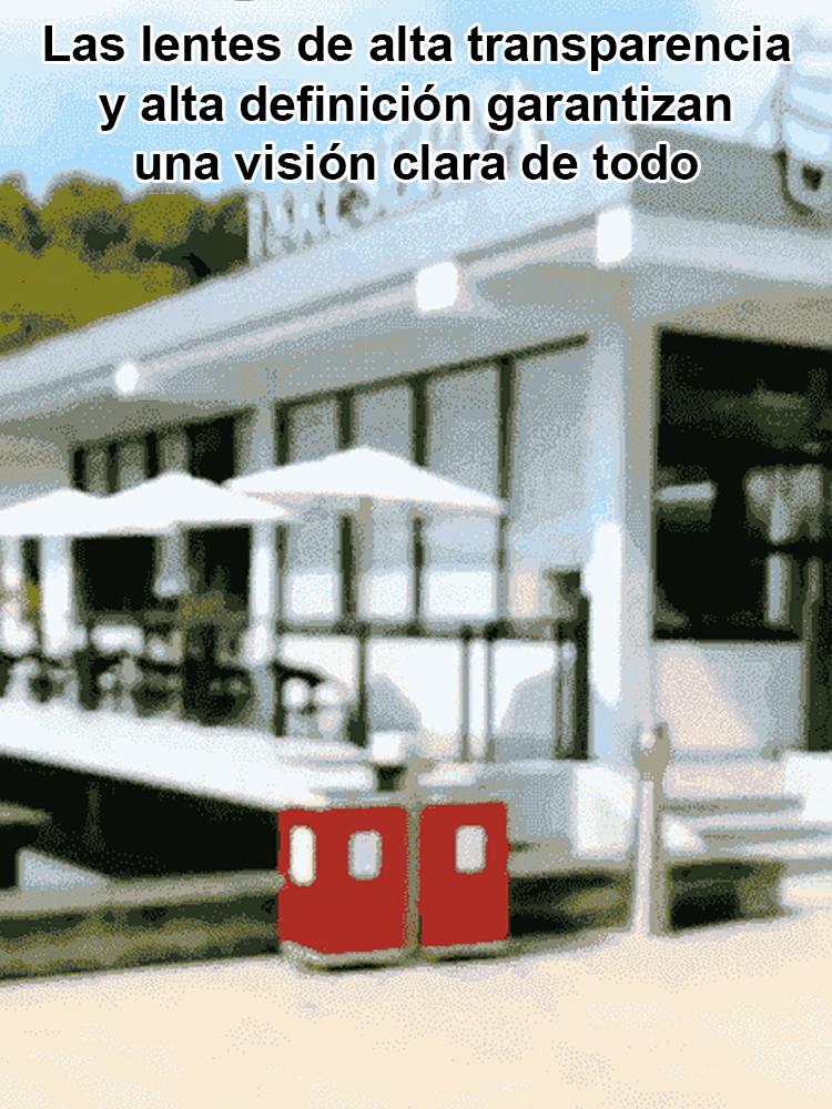 Gafas de presbicia transparentes y minimalistas con protección contra la luz azul
