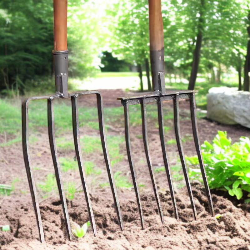 황분을 파서 생강을 파는 도구 네 이빨 망간강삽 느슨한 도구 다섯 이빨 옥수수 황분을 파서 생강을 파는 도구