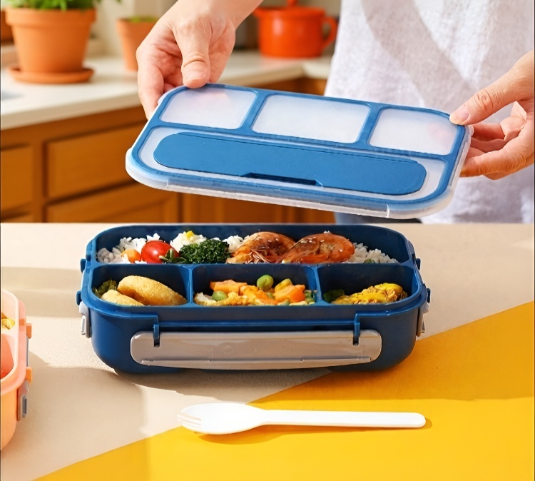 Wiederverwendbare Kunststoff-Lunchbox für Meal Prep
