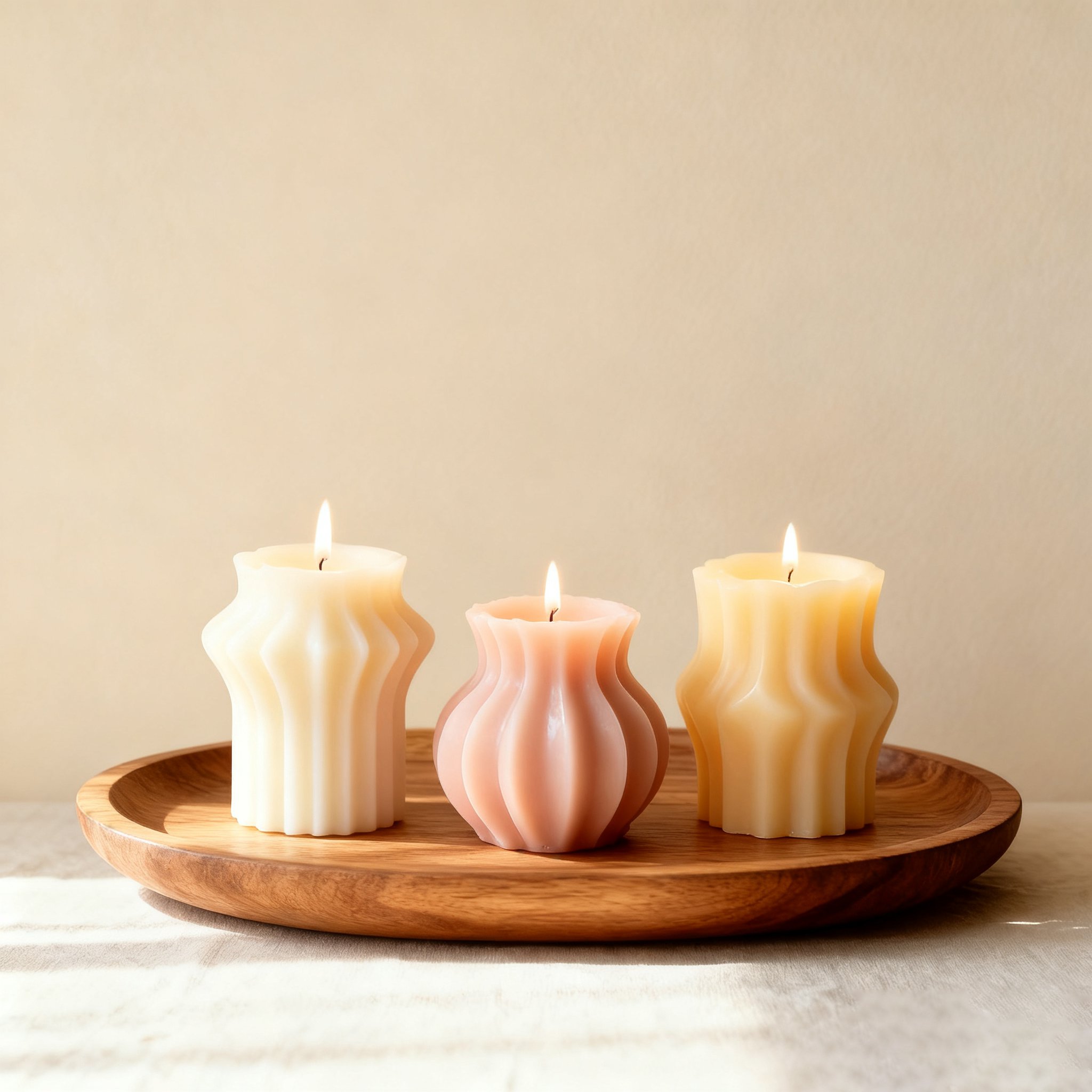 분위기 연출 거실 탁상용 캔들 소품
