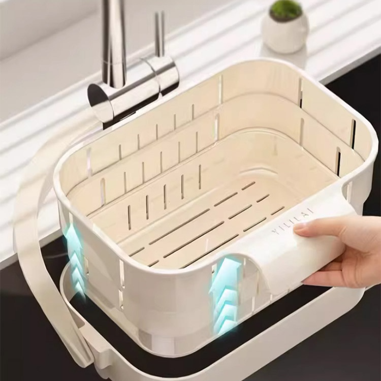 접이식 텔레스코픽 배수 바구니