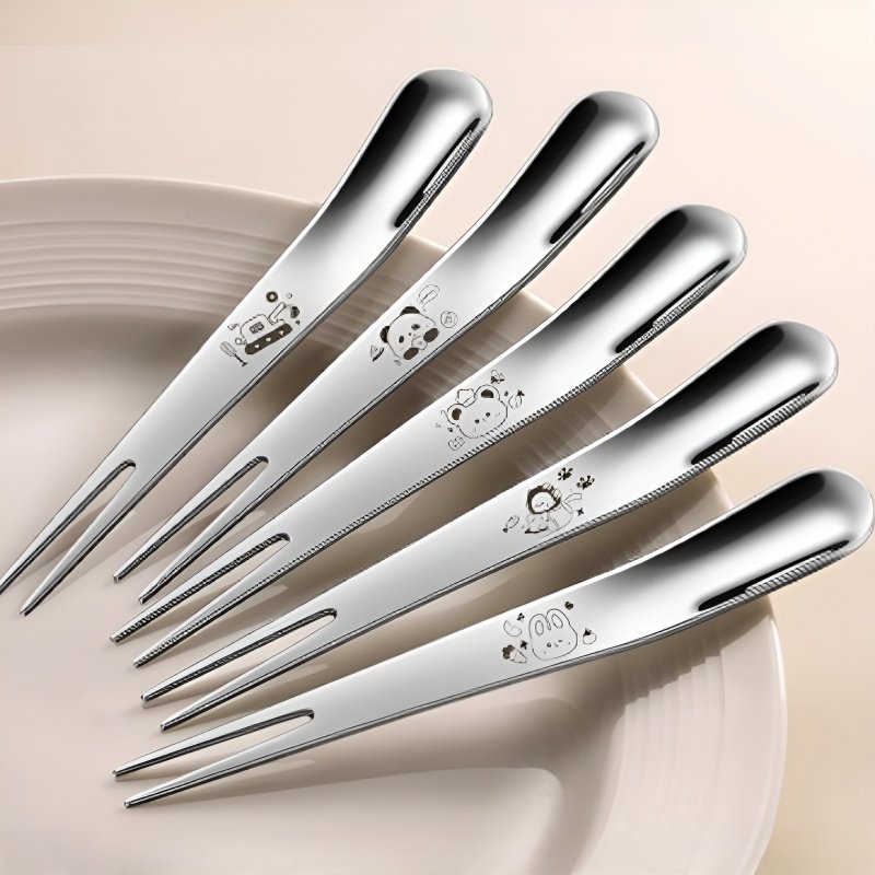 스테인리스 미니 과일 포크 6개입