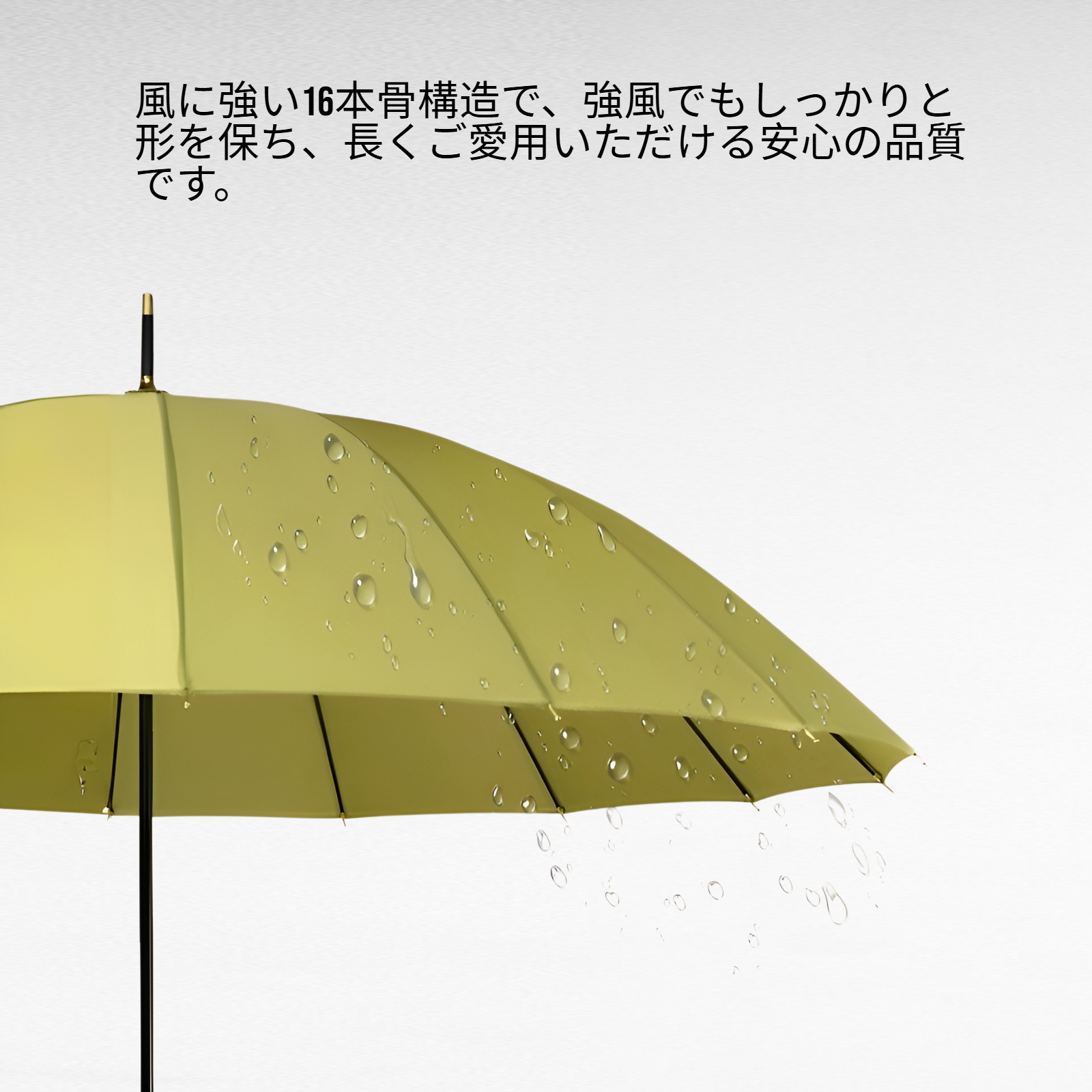 ギフト用高級大型16骨傘、ダブルサニー仕様