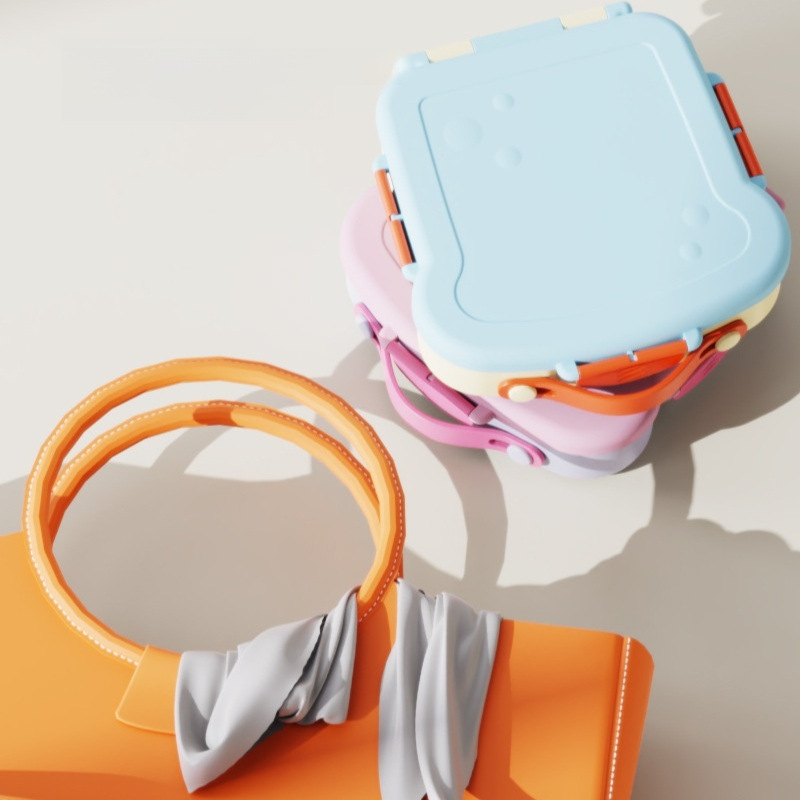 Lonchera con forma de pan