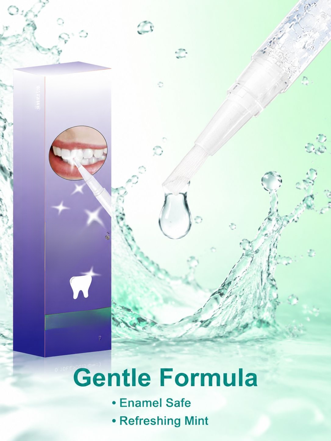 Whitening Teeth Pen applied to teeth