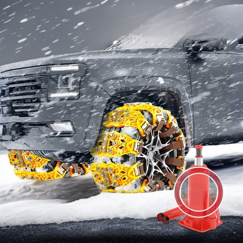 Cadenas de nieve de invierno engrosadas