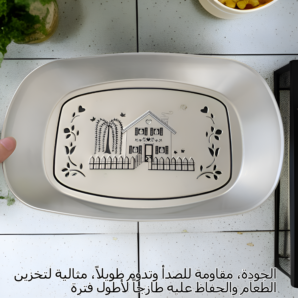صينية متعددة الاستخدامات من الحديد الأمريكي لتخزين الطعام