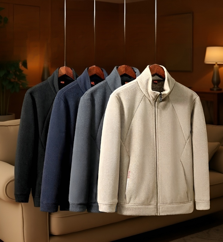 아웃도어 남성 코트 기모 양면 카디건 후드 코트 방한 바람막이 안감 야상 코트