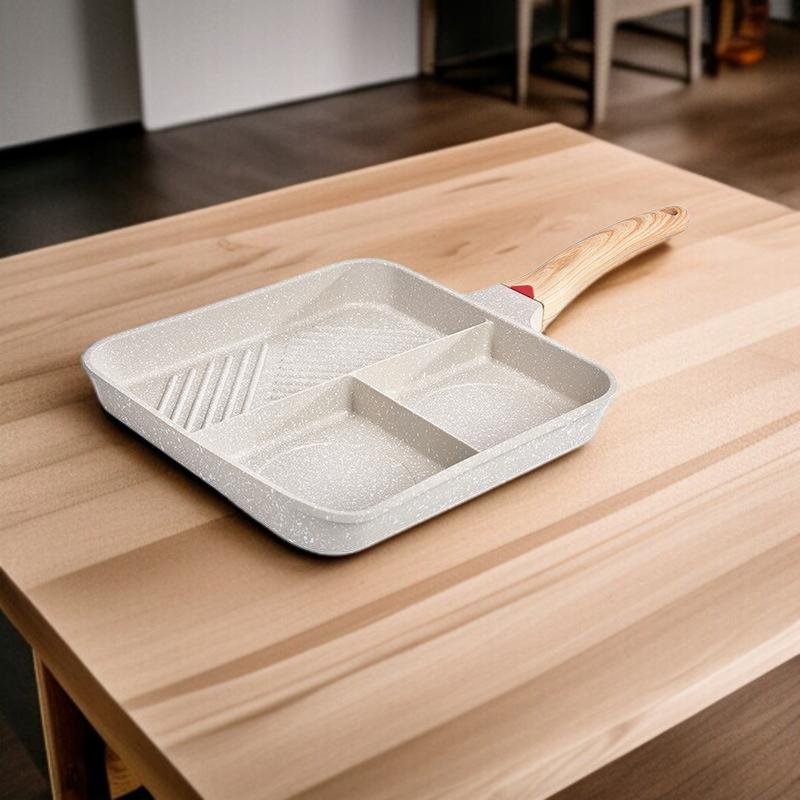 Multifunctional Medical Stone Breakfast Pan for Eggs and Pancakes