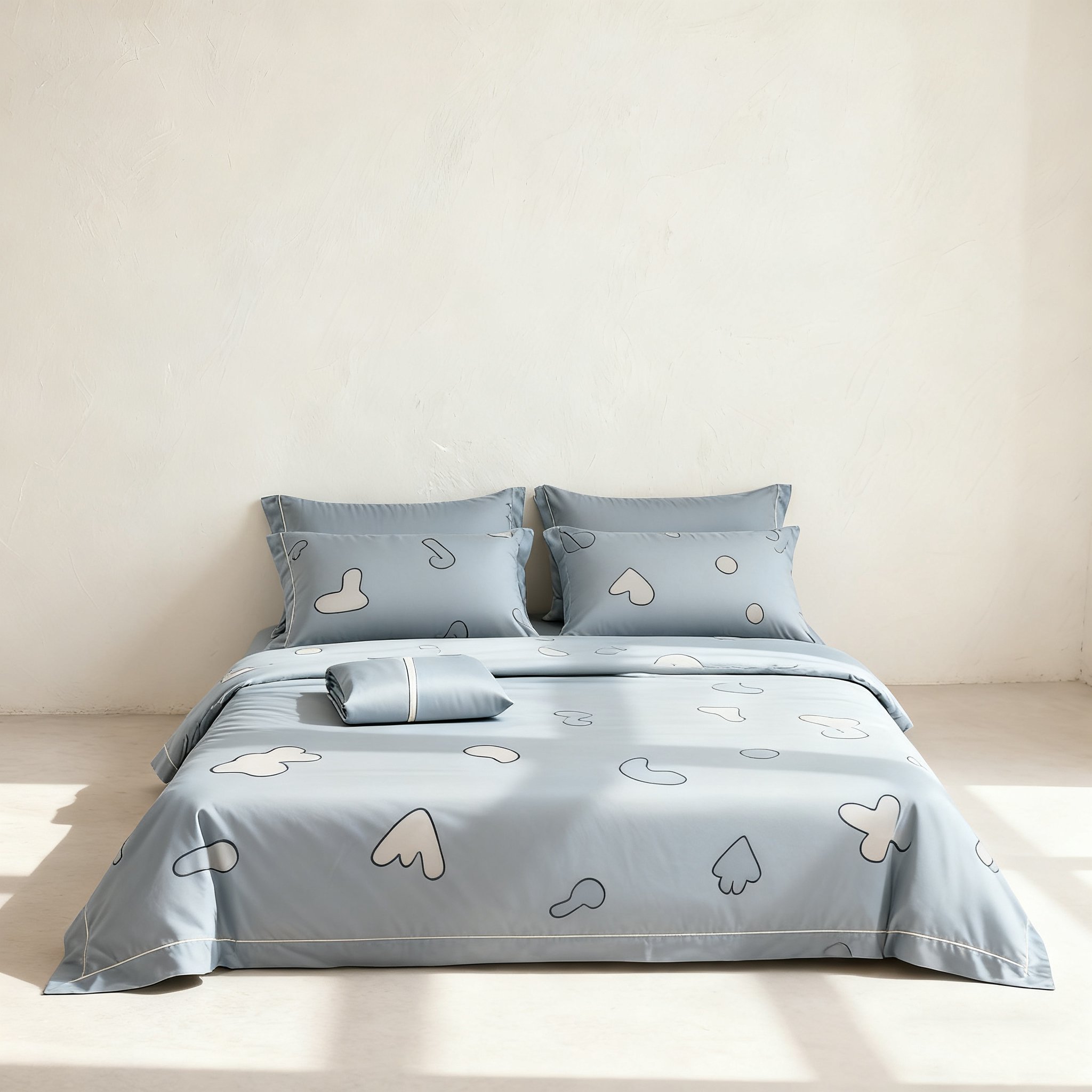 コットン素材の四点セット寝具