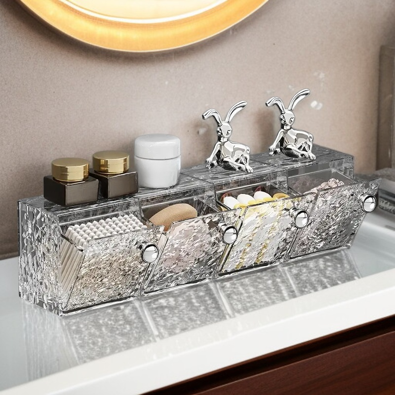 Modern bathroom with sleek mirror cabinet