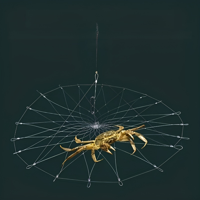 自動開閉式カニ漁網 鋼線製 漁獲用カゴ