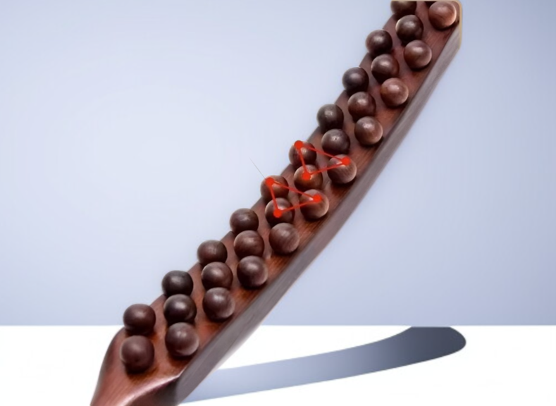 รายละเอียดไม้นวดขูด 35 เม็ด